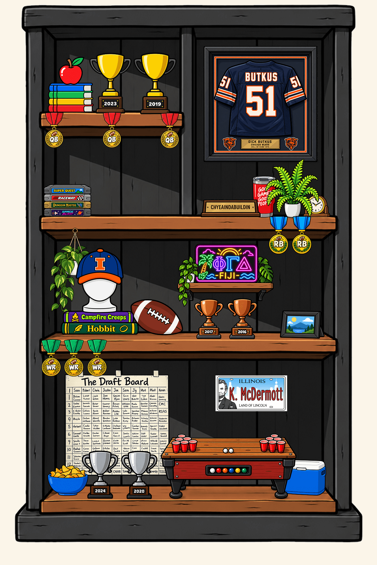 Kevin's shelf
